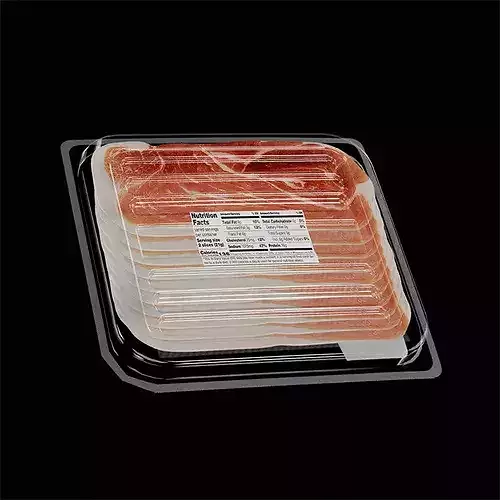 Package Of Prosciutto 1 3D model 2