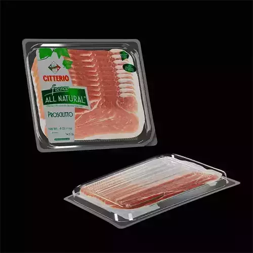 Package Of Prosciutto 1 3D model