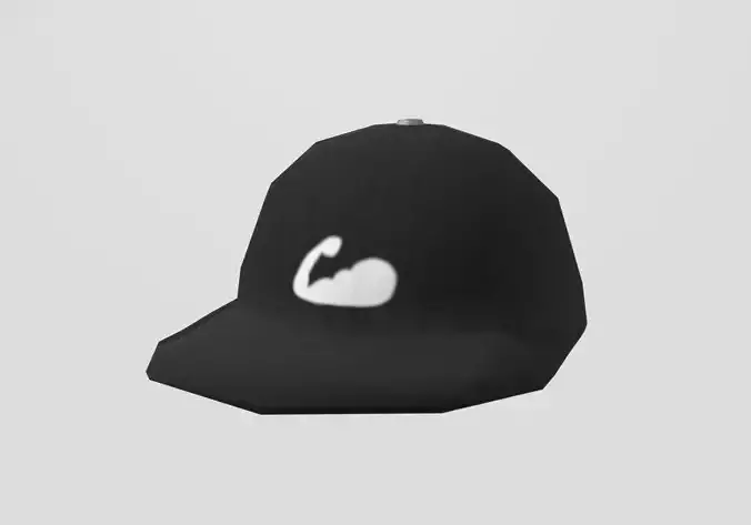 black stylistic cap
