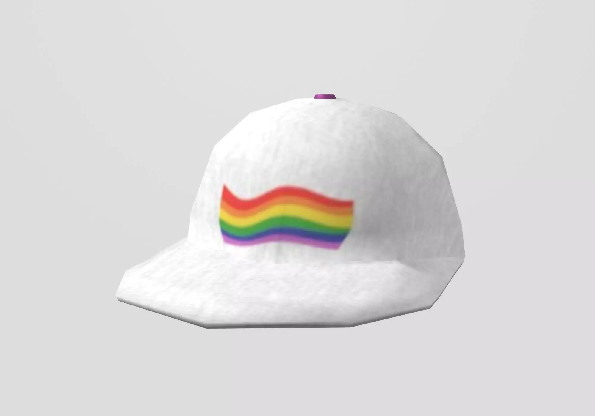 low poly lgbt cap Low-poly 3D model