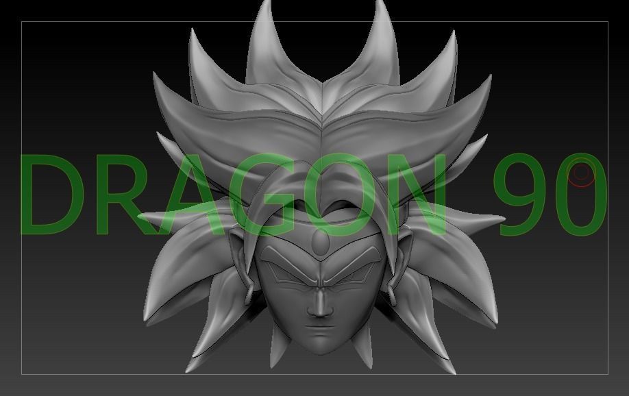 Sh Figuarts Broly customize 3D print model_4