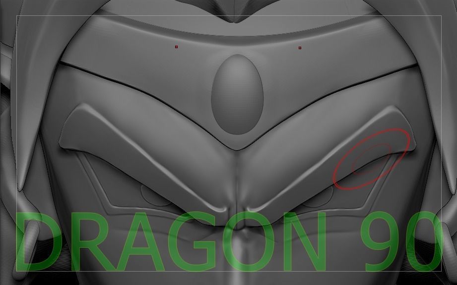 Sh Figuarts Broly customize 3D print model_6