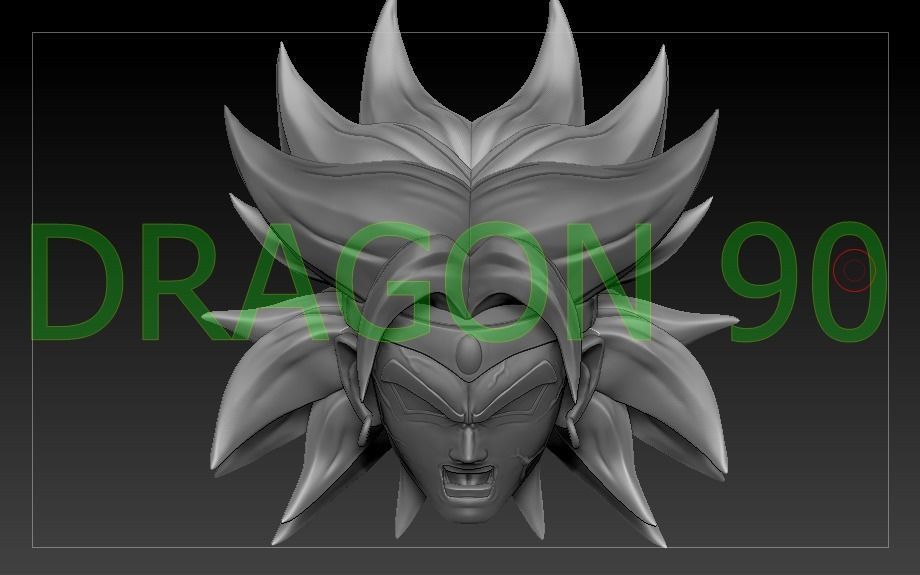 Sh Figuarts Broly customize 3D print model_5