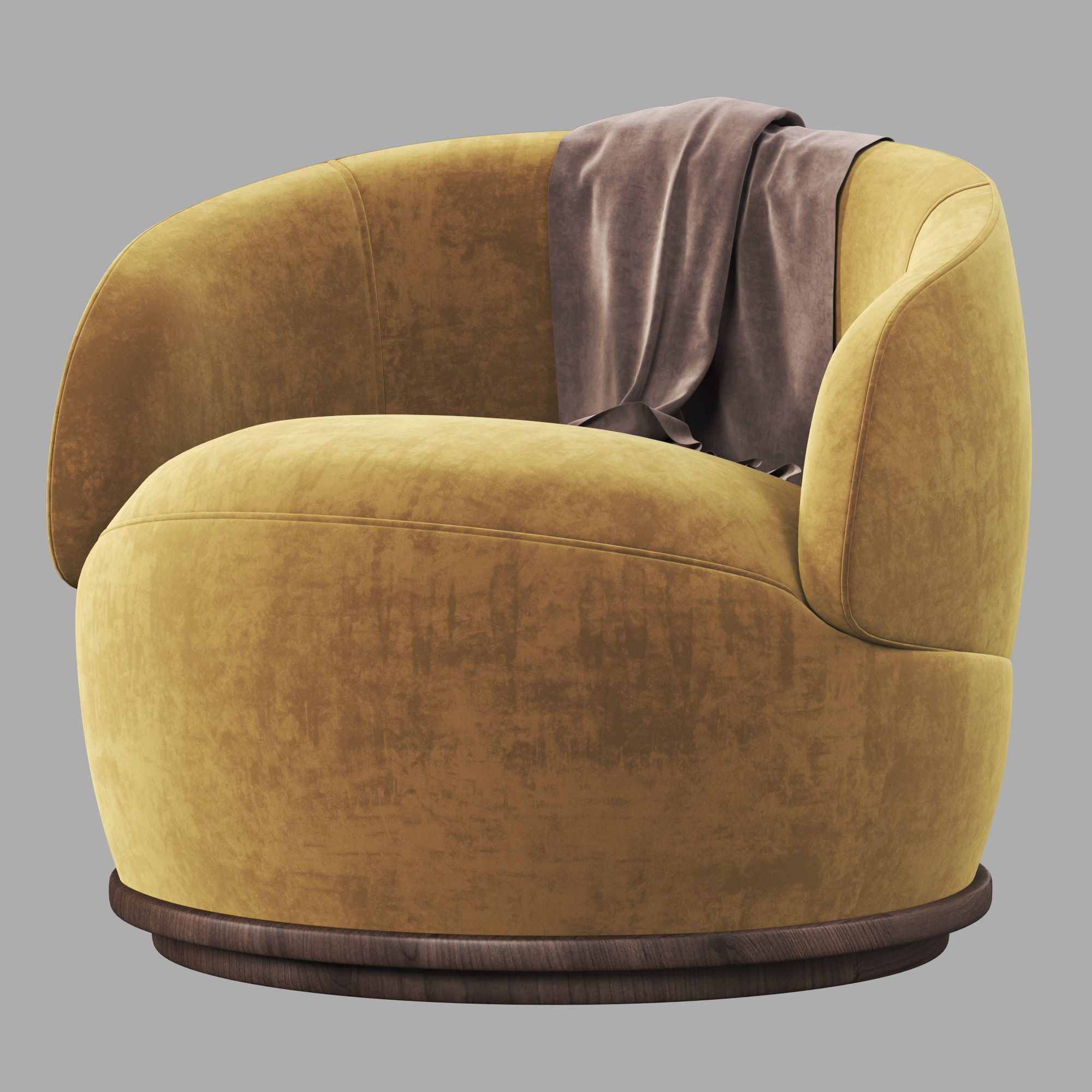 District Eight ORBIT ARMCHAIR 3D model_3
