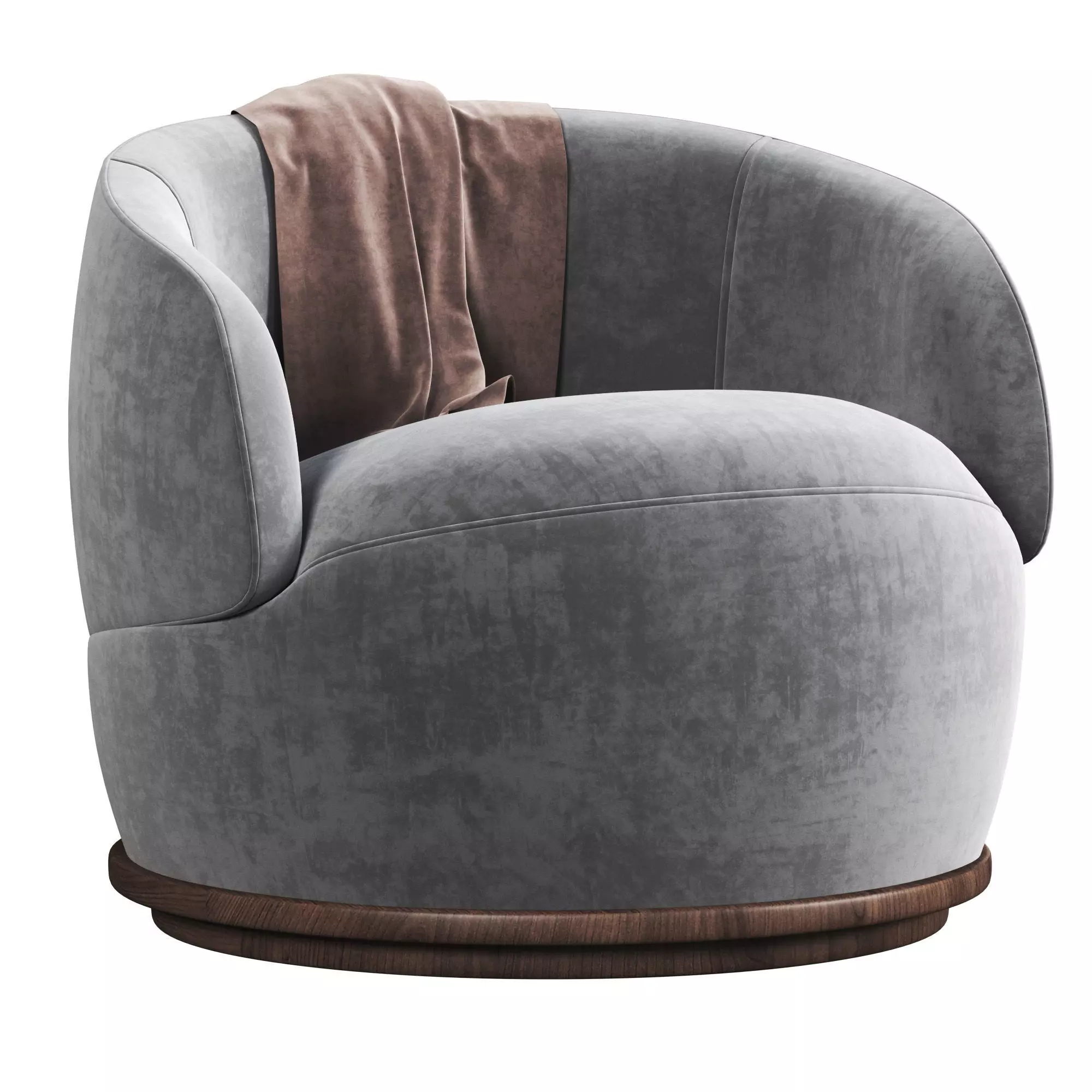 District Eight ORBIT ARMCHAIR 3D model_0