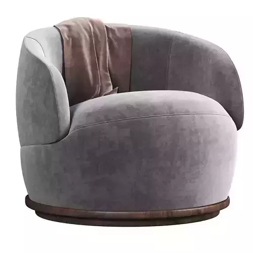 District Eight ORBIT ARMCHAIR 3D model