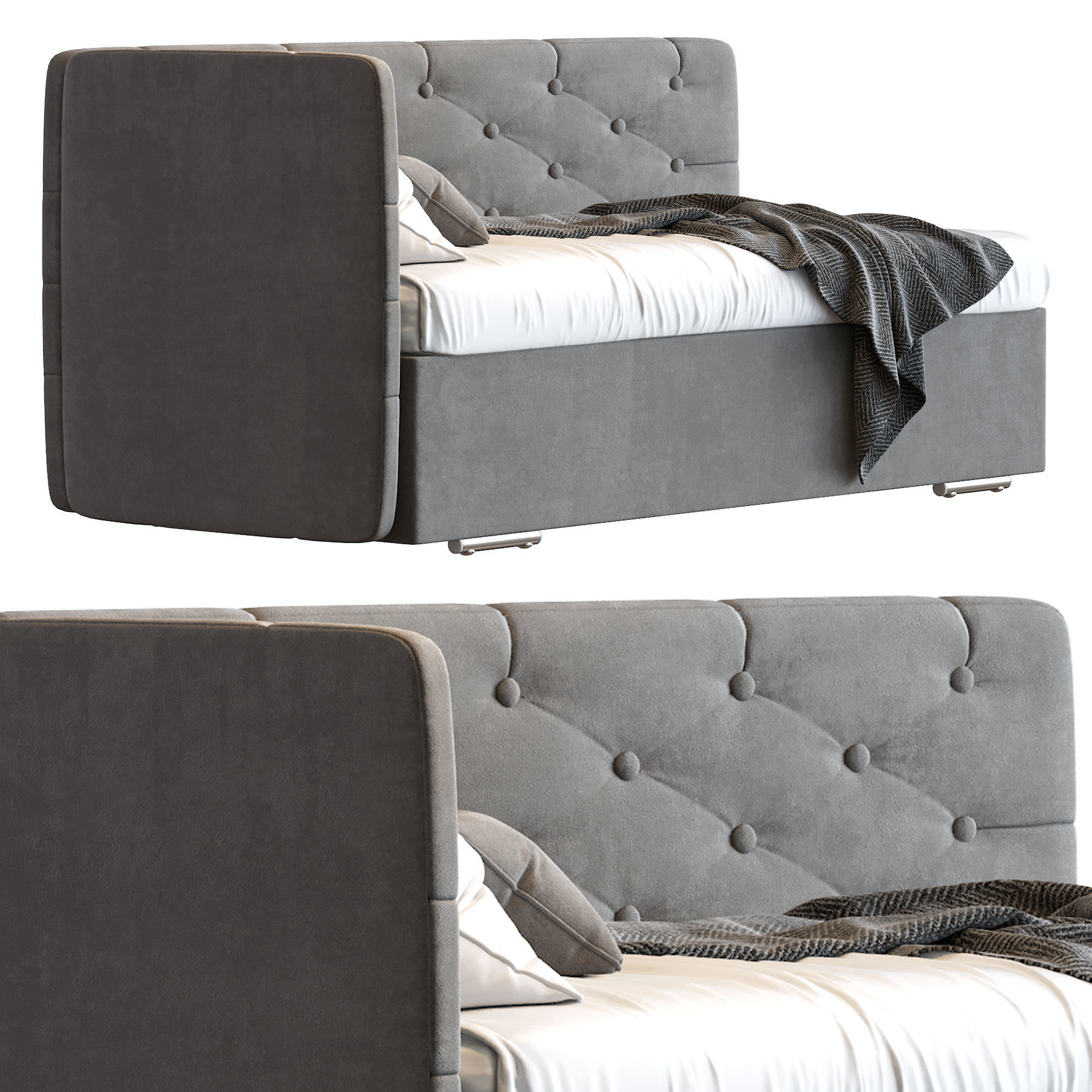 Childrens bed Camilla 3D model_3