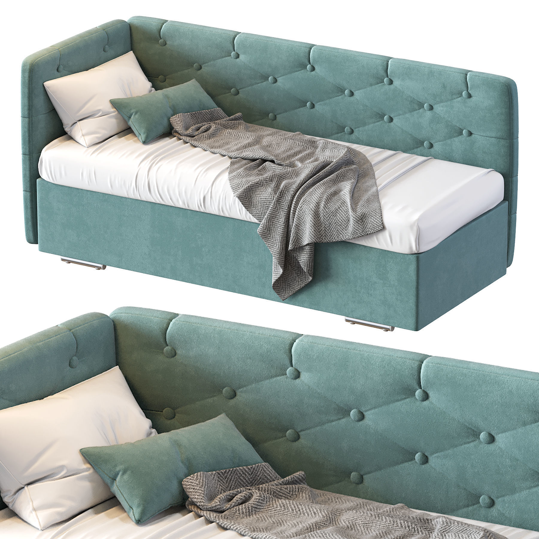 Childrens bed Camilla 3D model_2