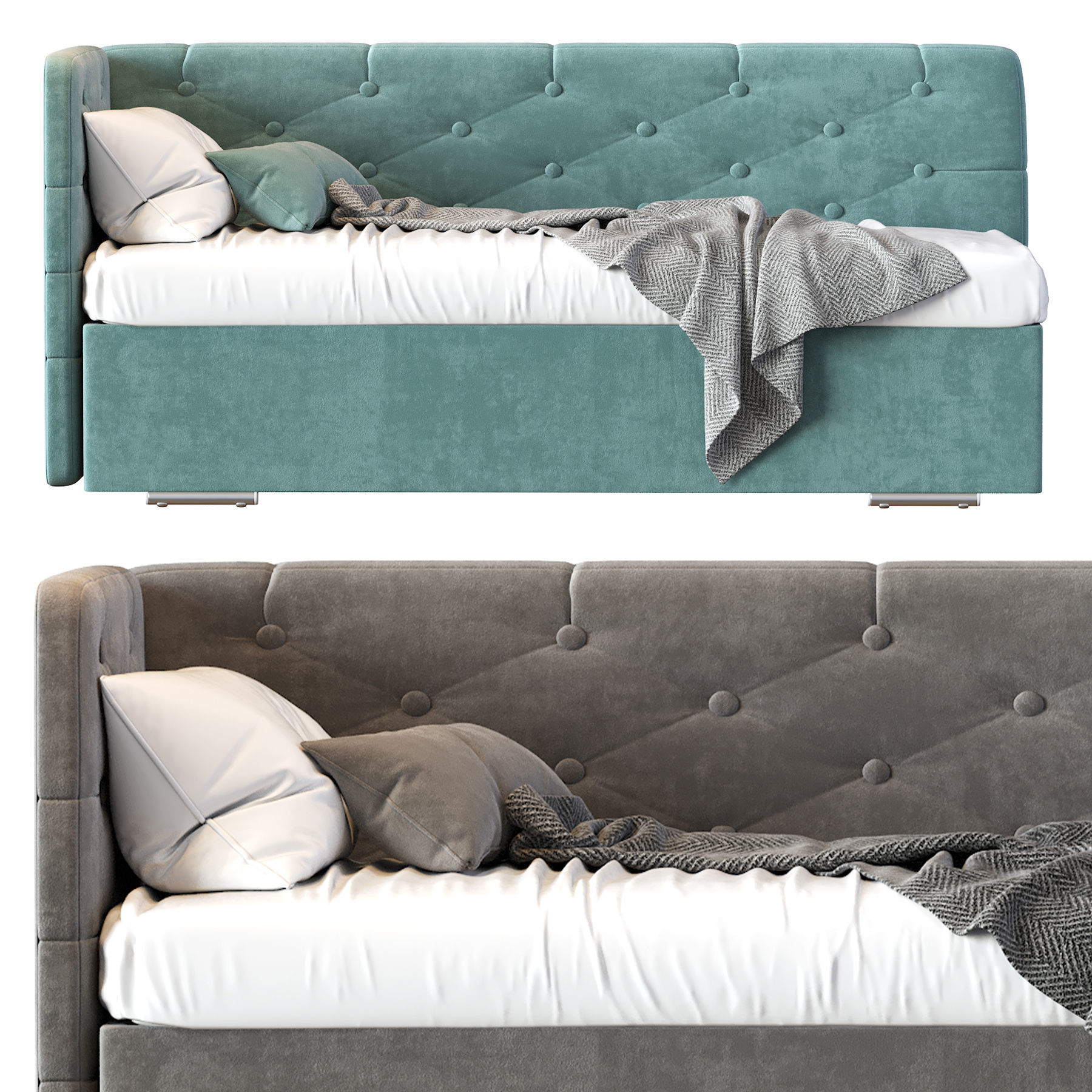 Childrens bed Camilla 3D model_1