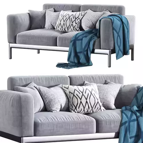 Flexform Romeo Compact Sofa 3D model