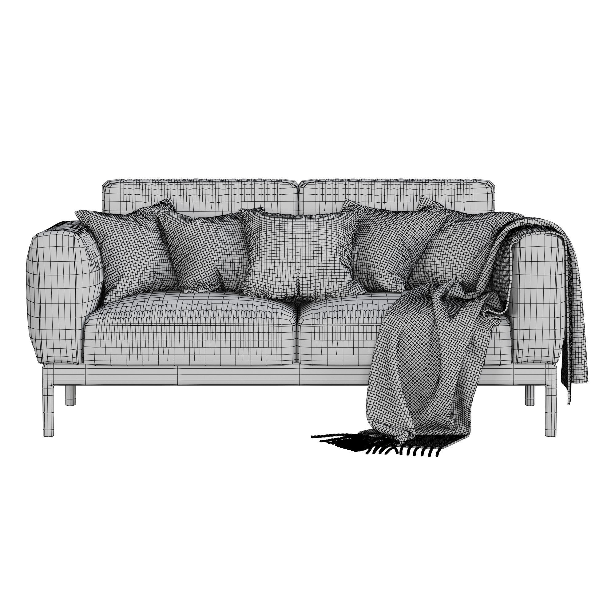 Flexform Romeo Compact Sofa 3D model_2