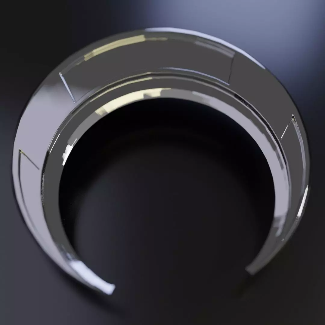 Moon Knight Crescent Low-poly 3D model