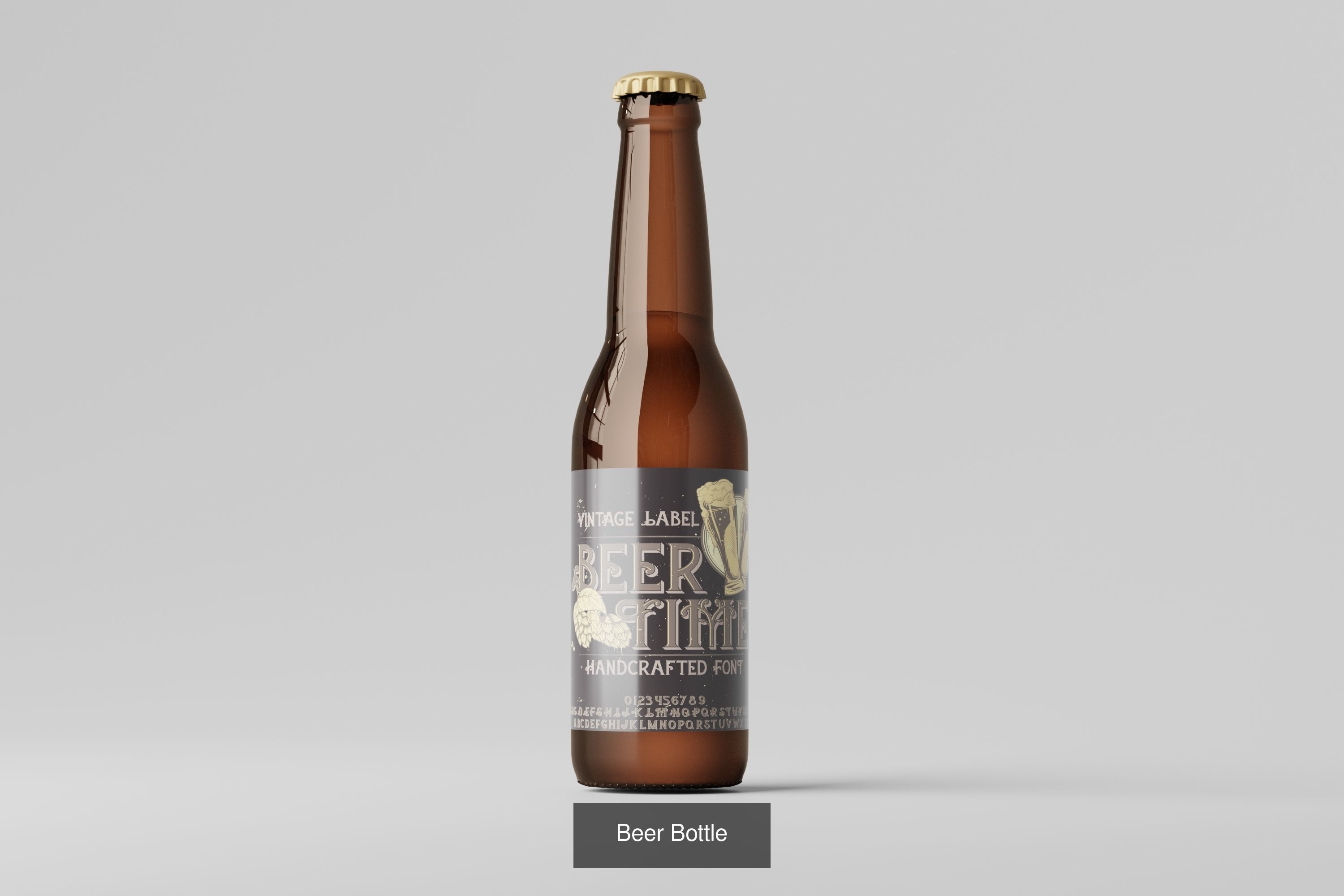 Beer Bottle Bundle 3D Model Collection_10