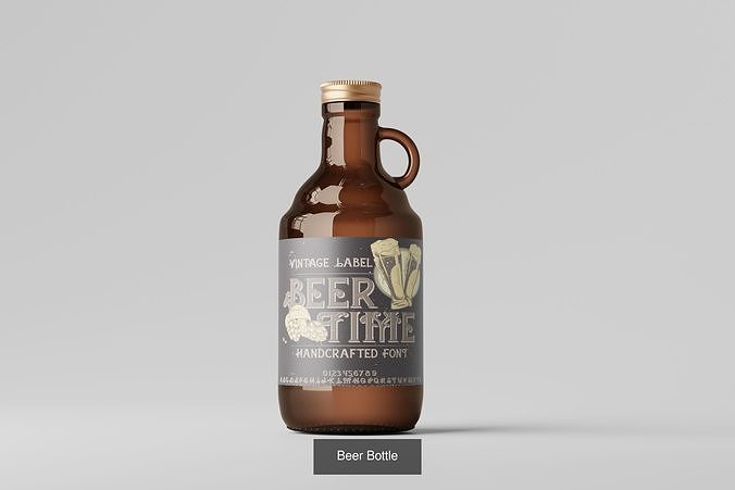 Beer Bottle Bundle 3D Model Pack 2