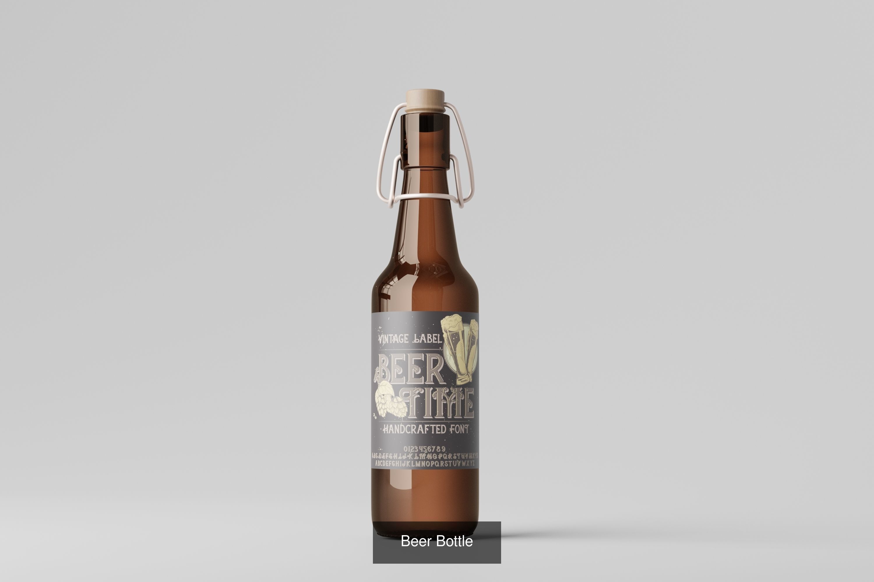 Beer Bottle Bundle 3D Model Collection_8