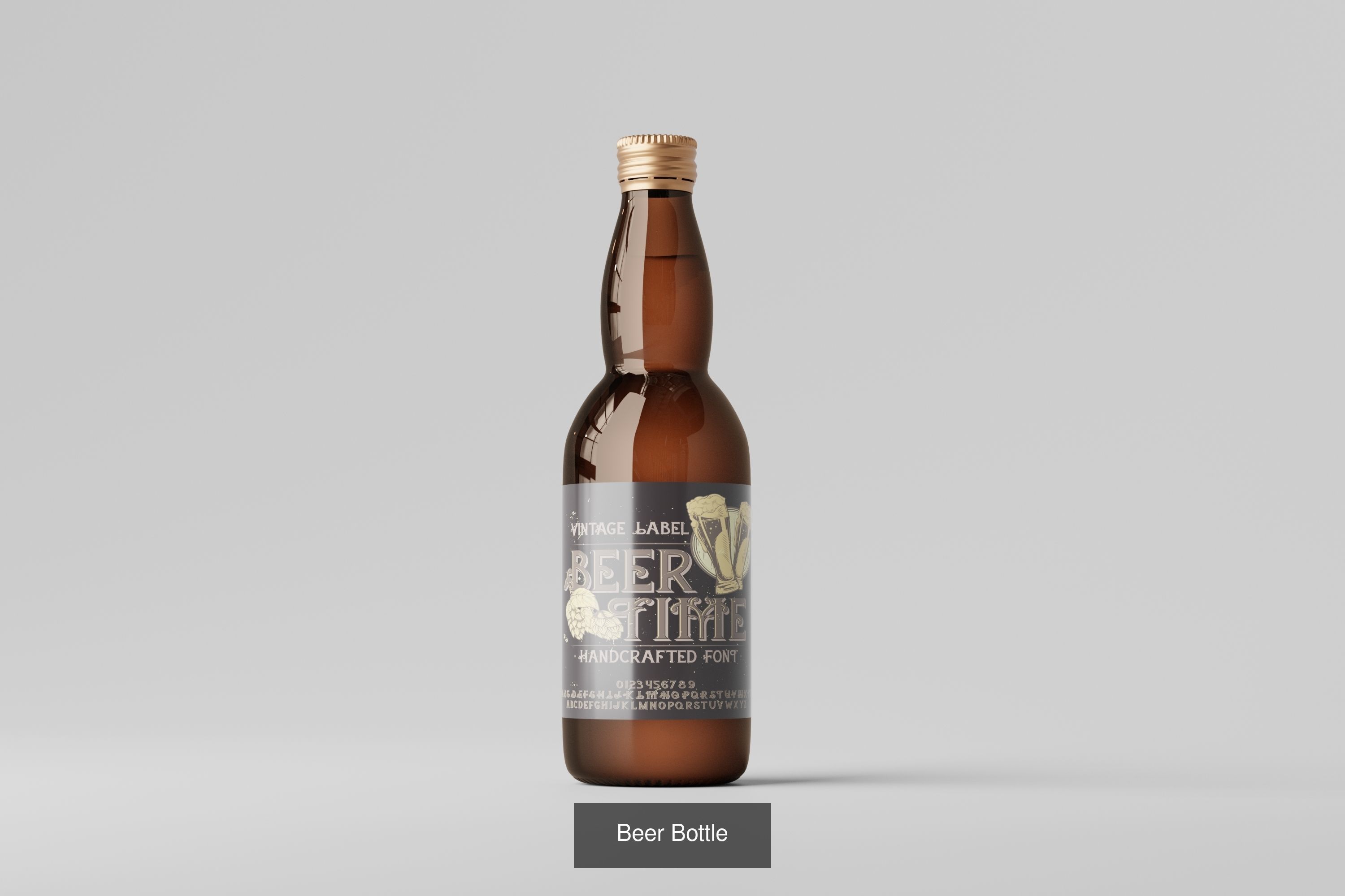 Beer Bottle Bundle 3D Model Collection_9