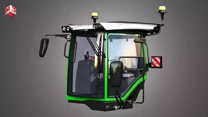 Driving Cabin - MT900 Tractor 3D model