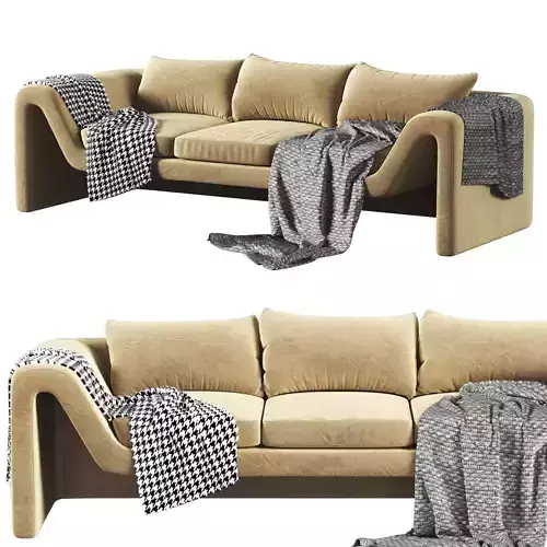 PERIMETER CAMEL SOFA