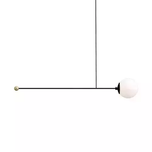 fliar pendant light with ball
