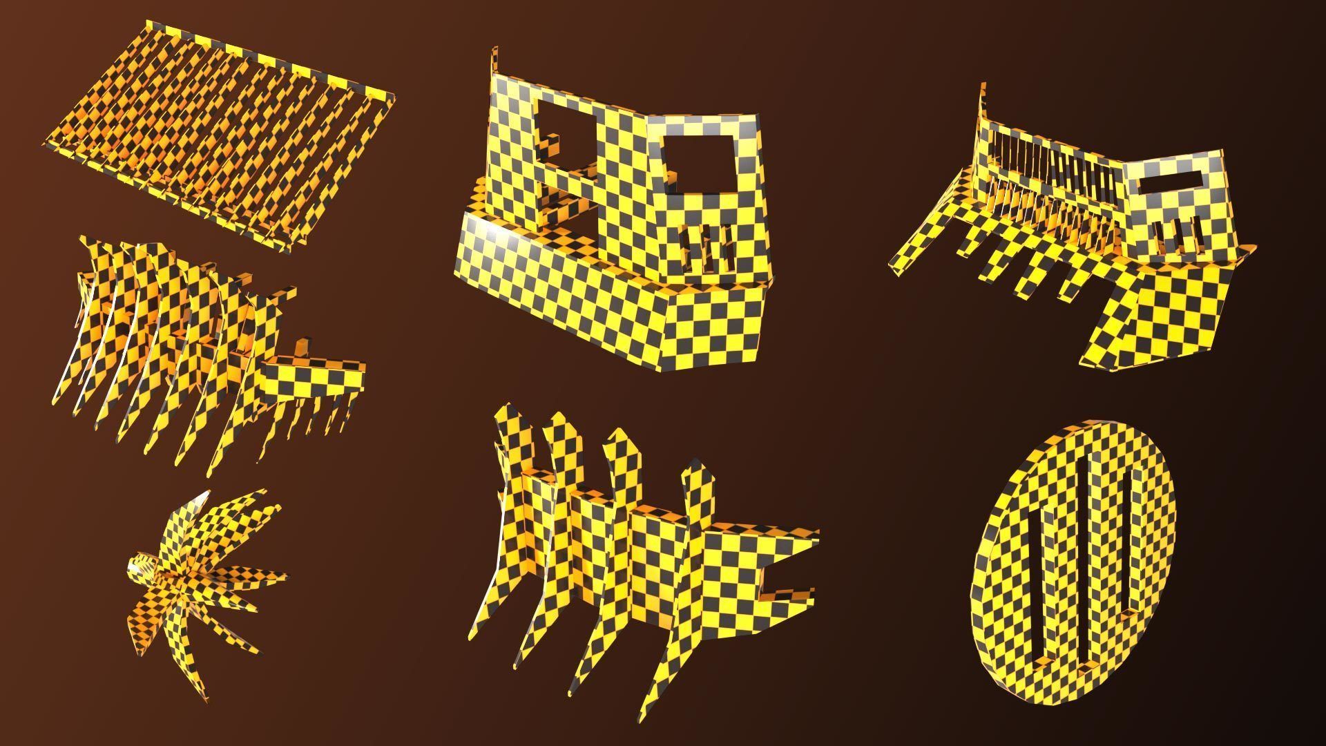 30 apocalypse guard base mesh Low-poly 3D model_9