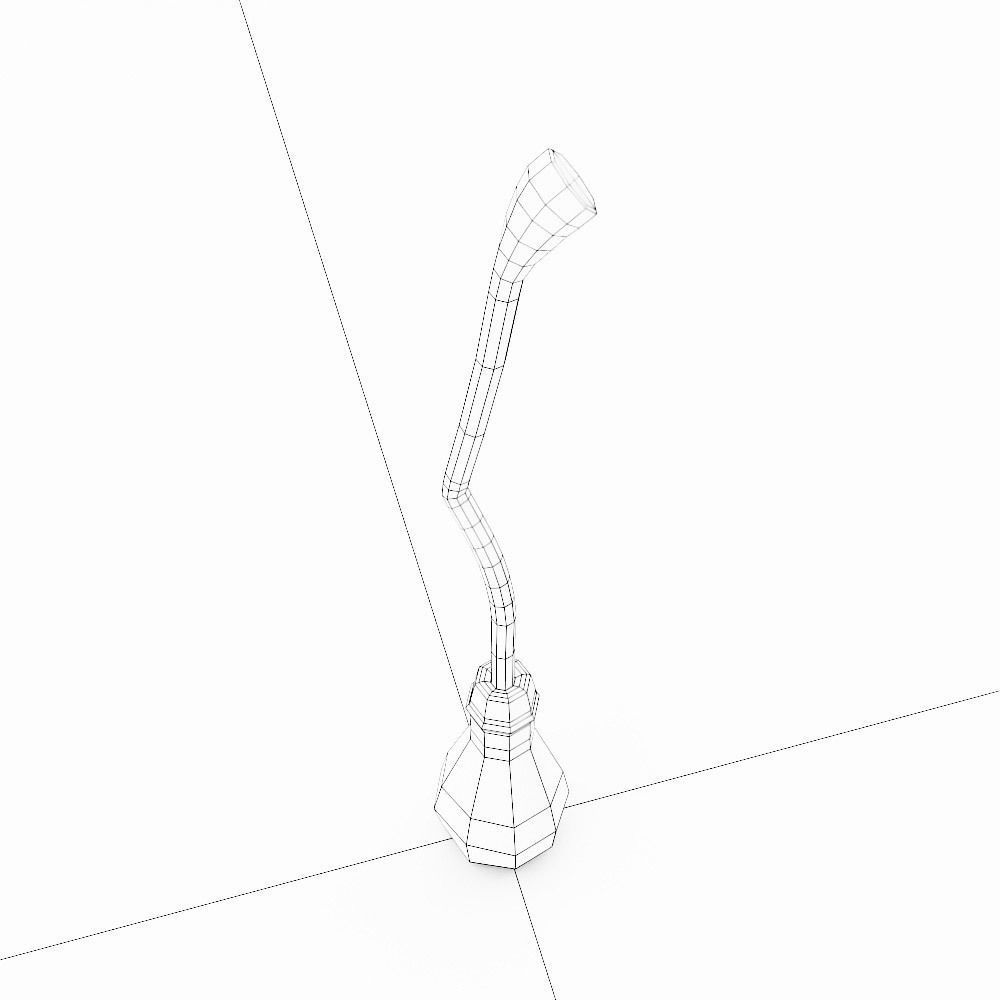 Grass broom low poly 3d model   Low-poly 3D model_6