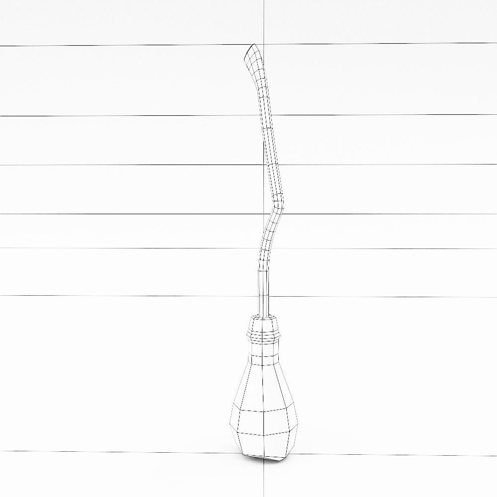 Grass broom low poly 3d model   Low-poly 3D model_4