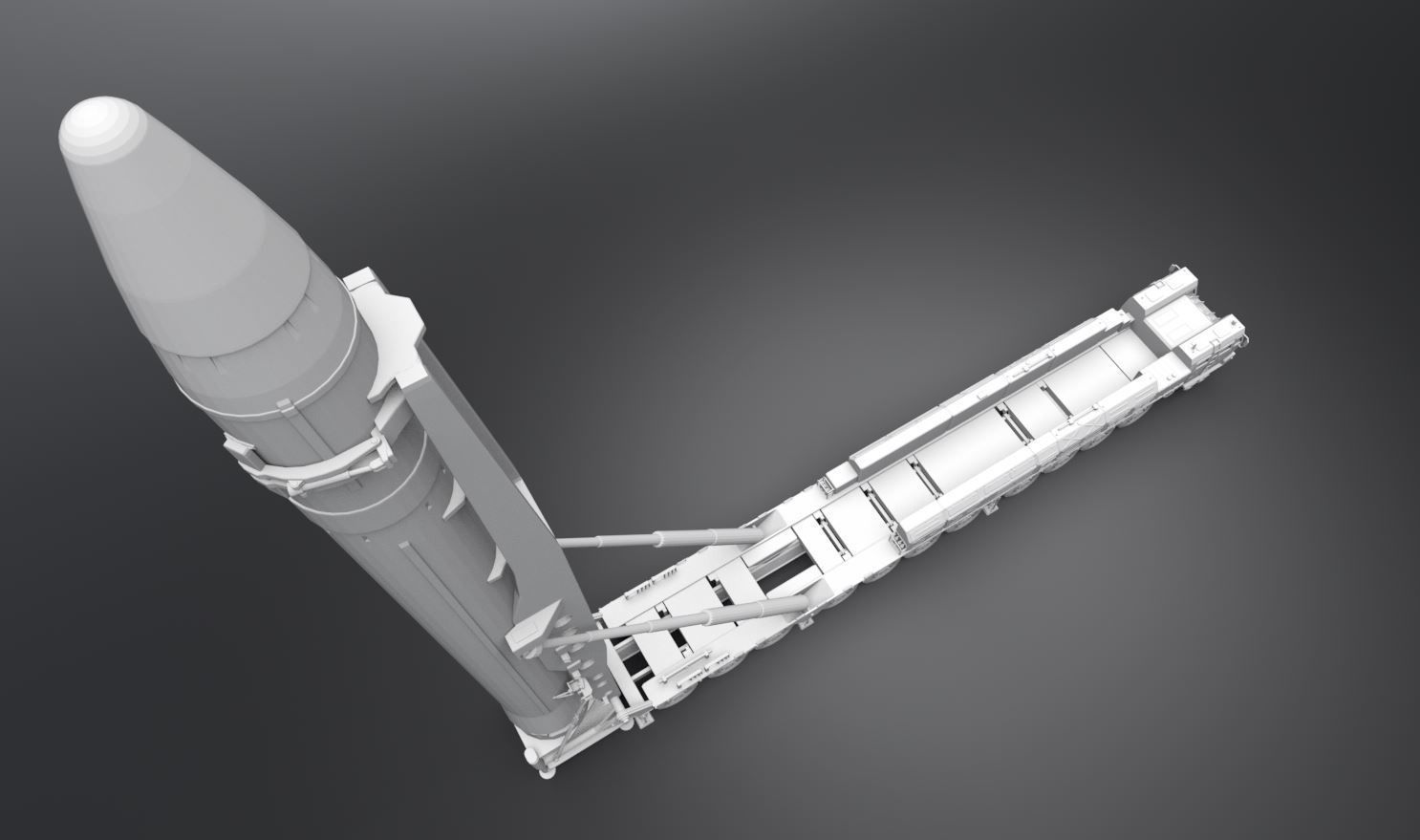 WS51200 Hwasong Scale model 3D print model_3