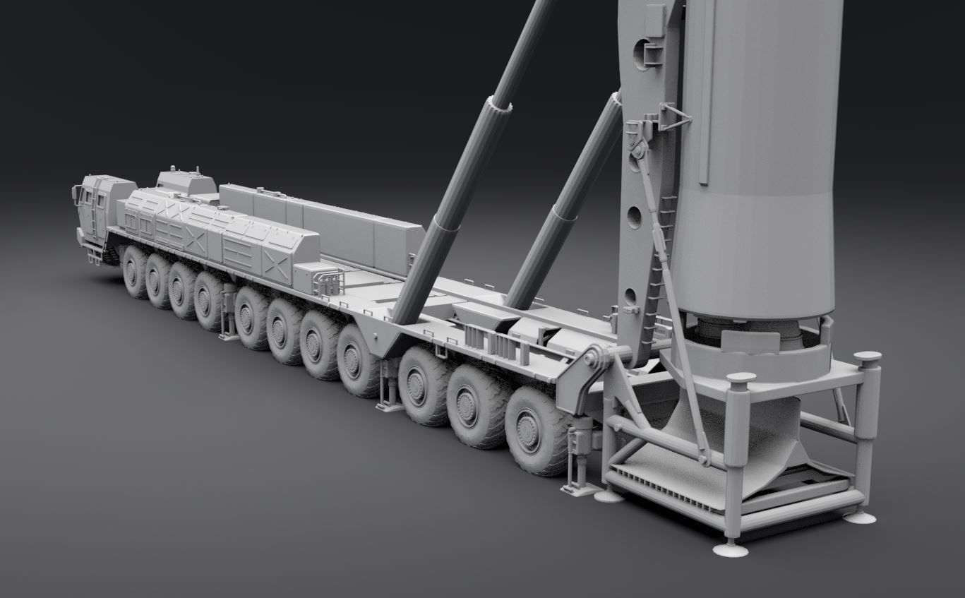 WS51200 Hwasong Scale model 3D print model_2