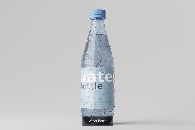22 Water Bottle Bundle 3D Model Pack 6