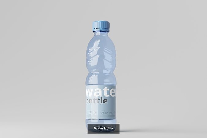 22 Water Bottle Bundle 3D Model Pack 7