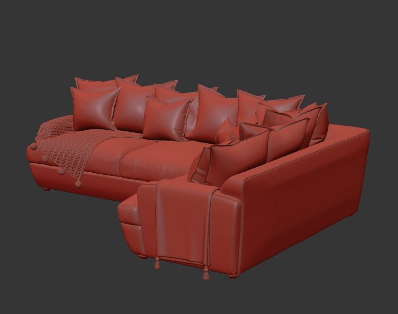 Smooch Corner Sofa 3D model_15