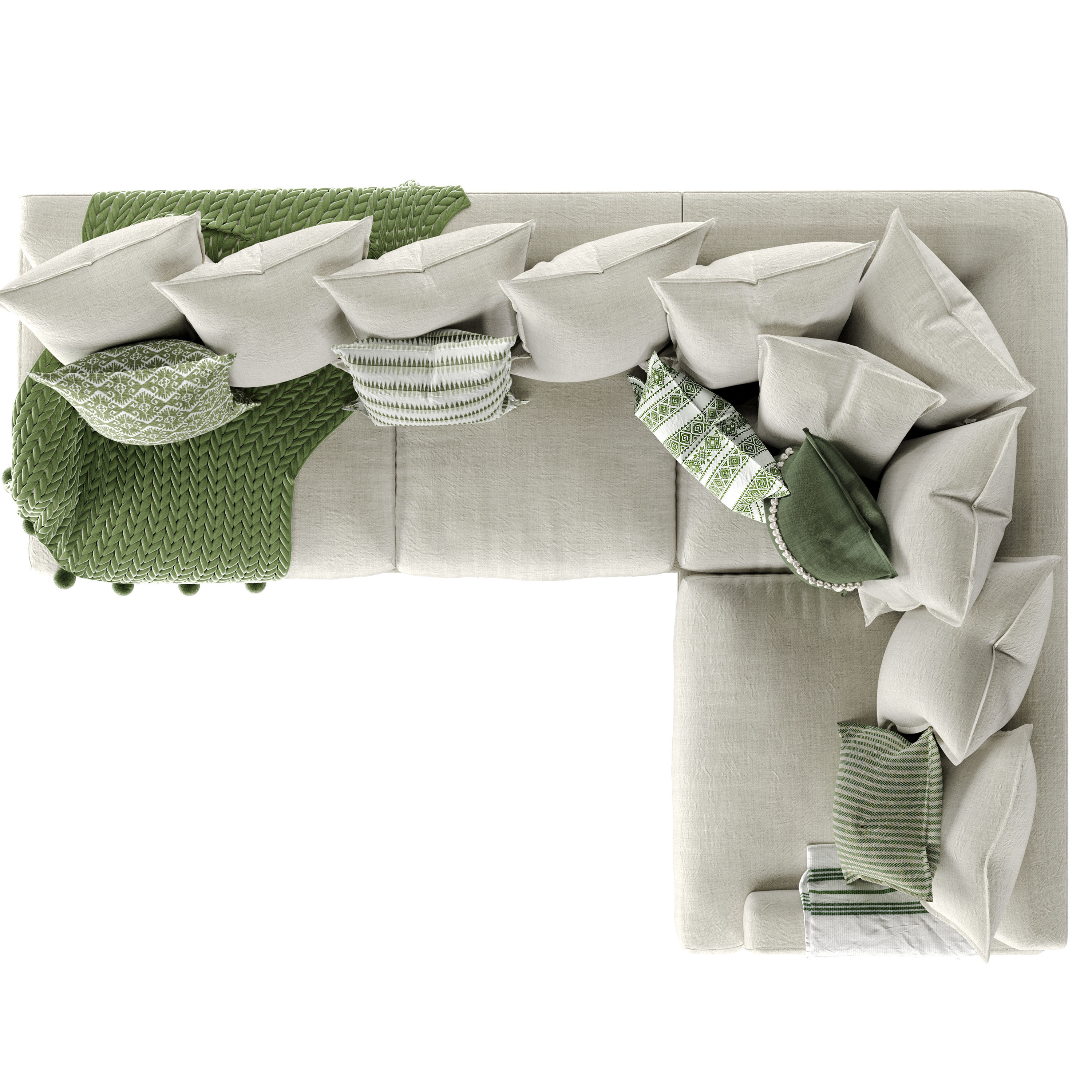 Smooch Corner Sofa 3D model_9