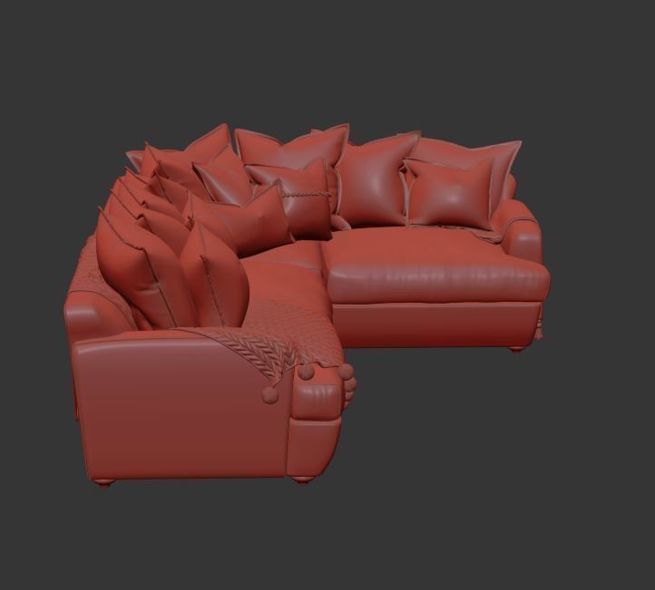 Smooch Corner Sofa 3D model_12