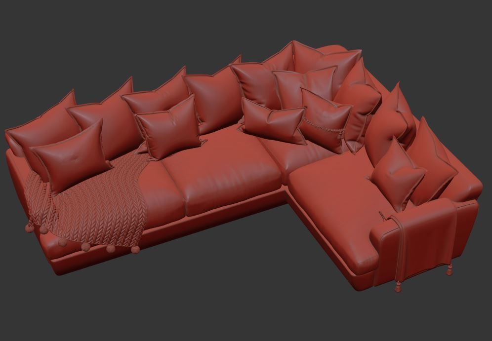 Smooch Corner Sofa 3D model_16