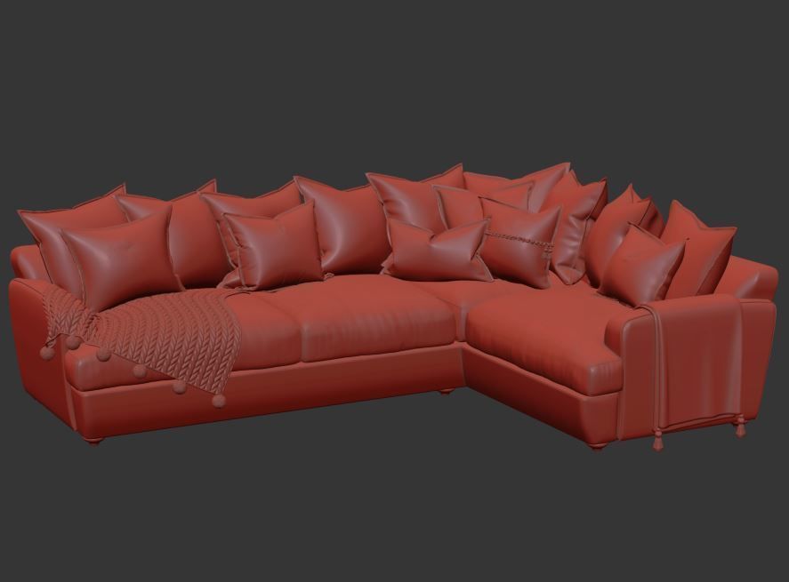 Smooch Corner Sofa 3D model_10