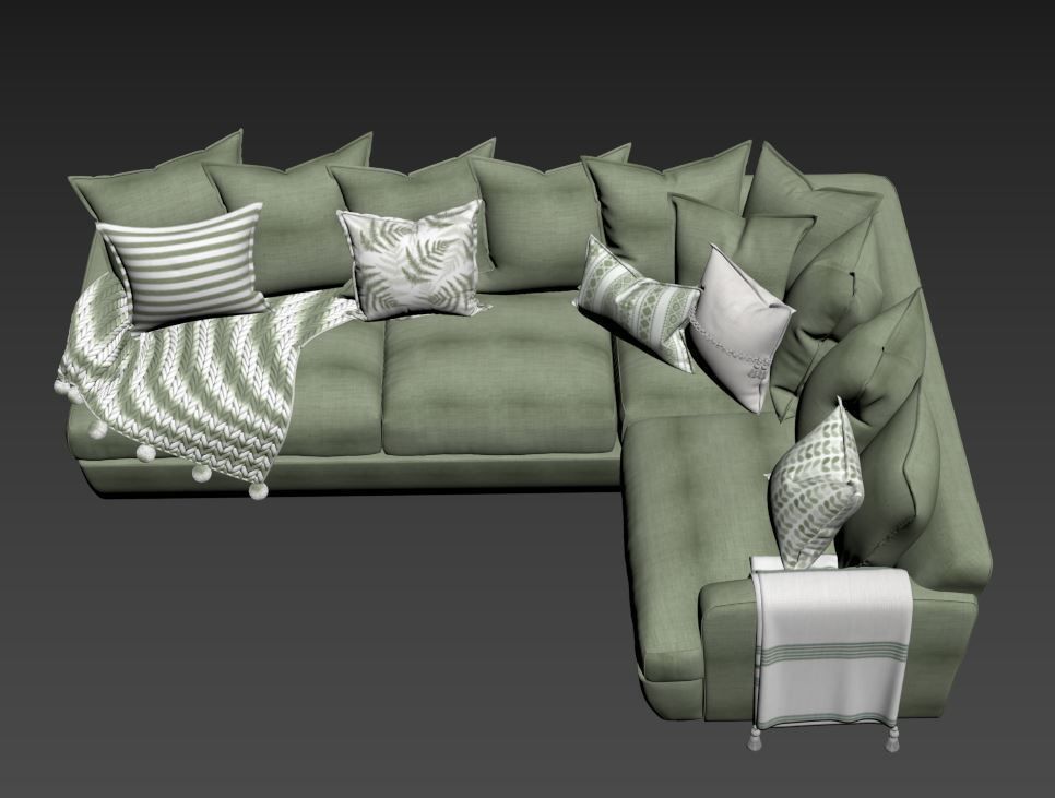 Smooch Corner Sofa 3D model_18