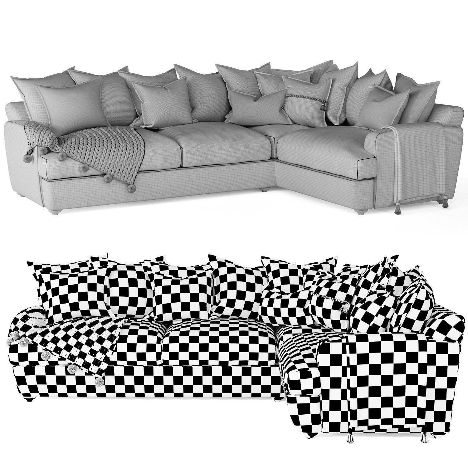 Smooch Corner Sofa 3D model_19