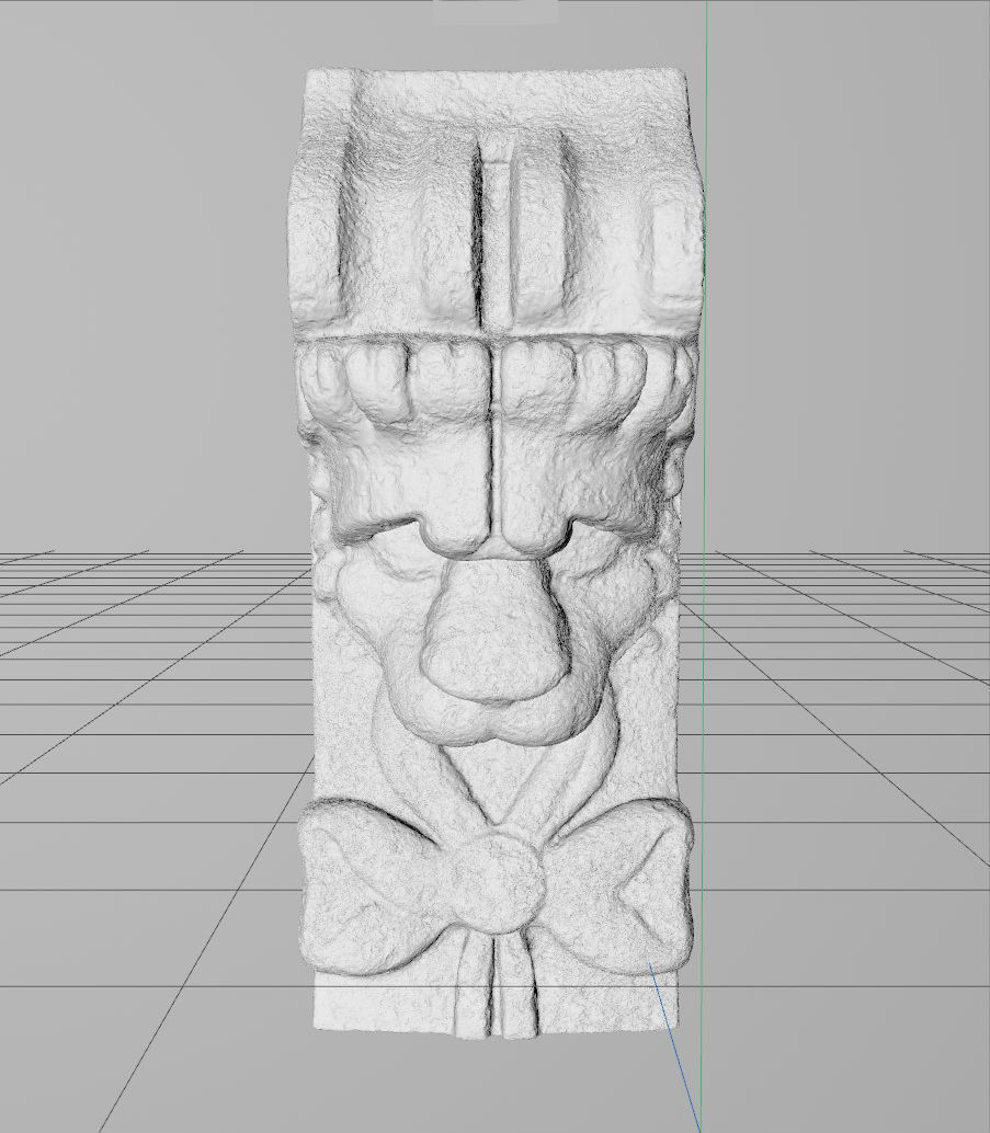 Lion Head Sculpture 3D print model_1