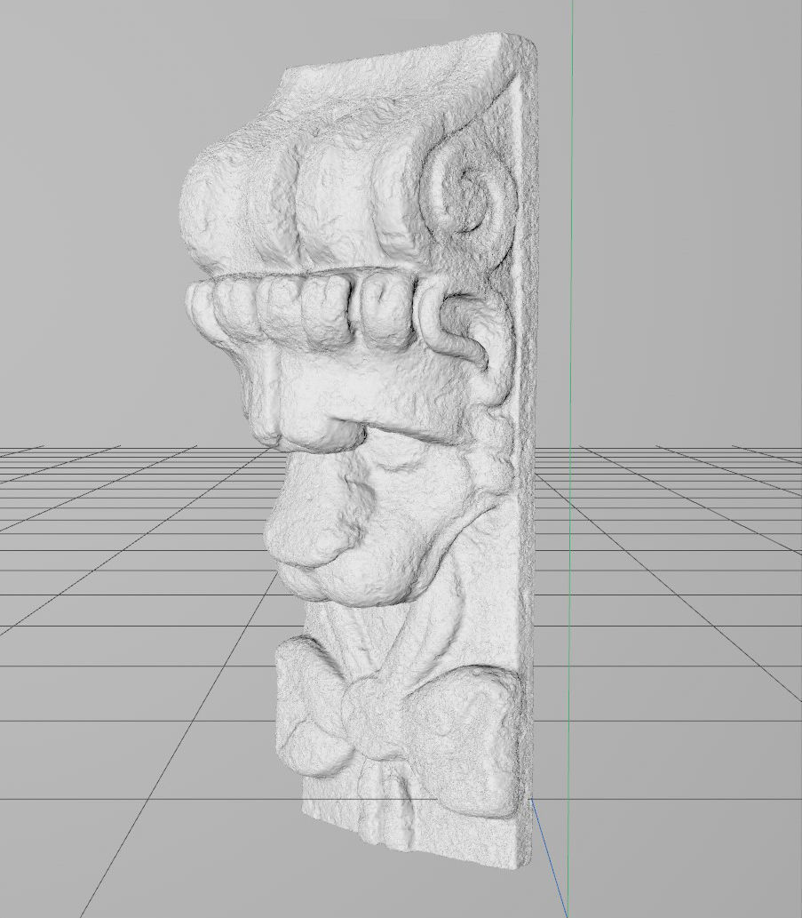 Lion Head Sculpture 3D print model_3