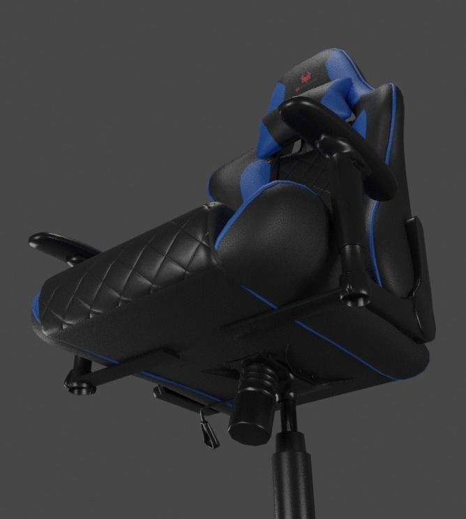 Low poly gaming chair Low-poly 3D model_14
