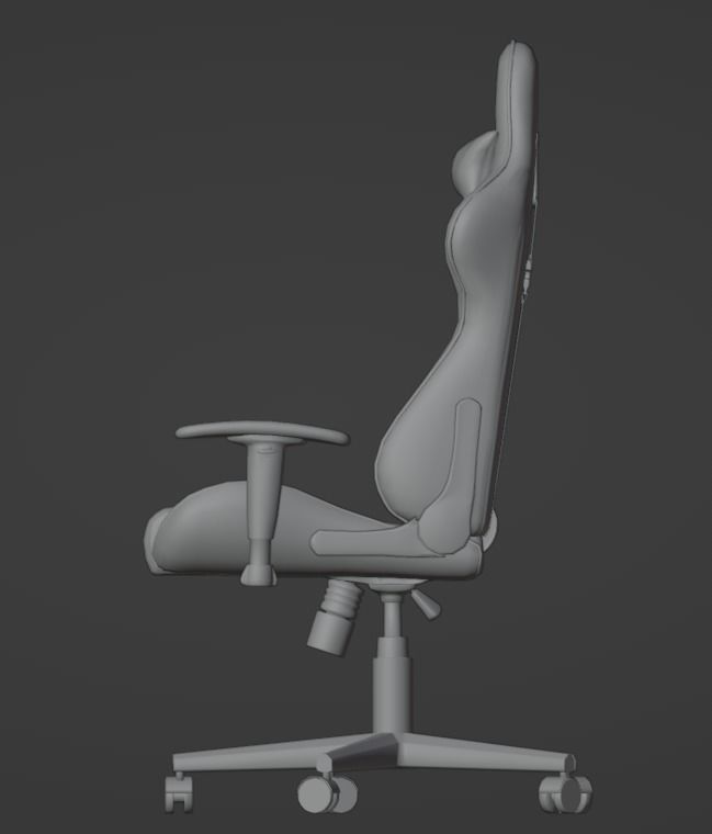 Low poly gaming chair Low-poly 3D model_18