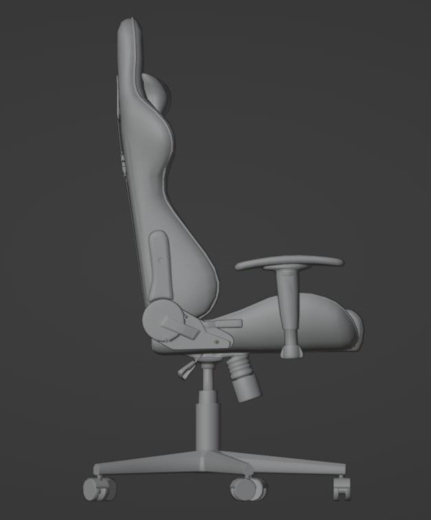 Low poly gaming chair Low-poly 3D model_19