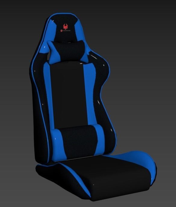 Low poly gaming chair Low-poly 3D model_23