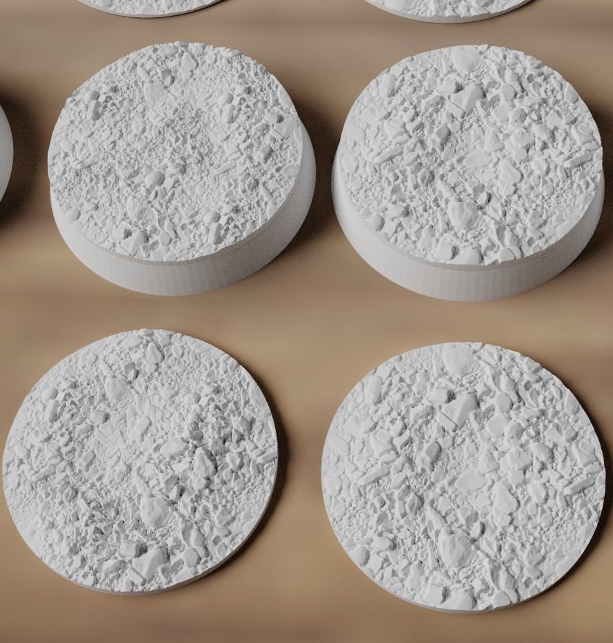 HD Base Set 1 - Rocky Ground 3D print model_12