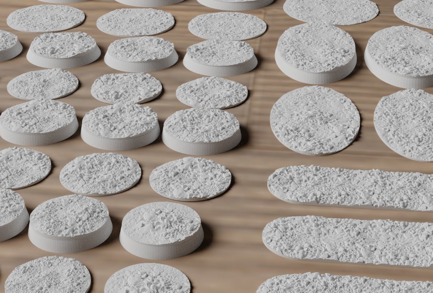 HD Base Set 1 - Rocky Ground 3D print model_11