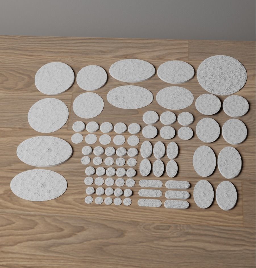 HD Base Set 1 - Rocky Ground 3D print model_8