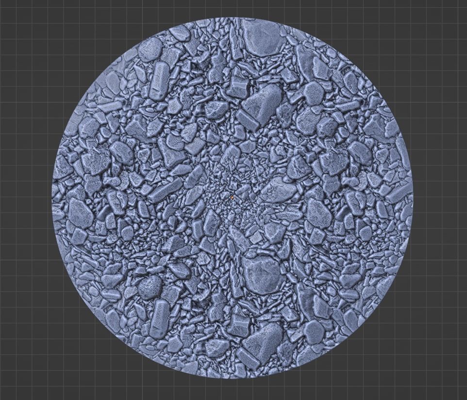 HD Base Set 1 - Rocky Ground 3D print model_7