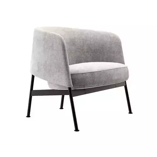 Collar Lounge Chair Metal by Bensen