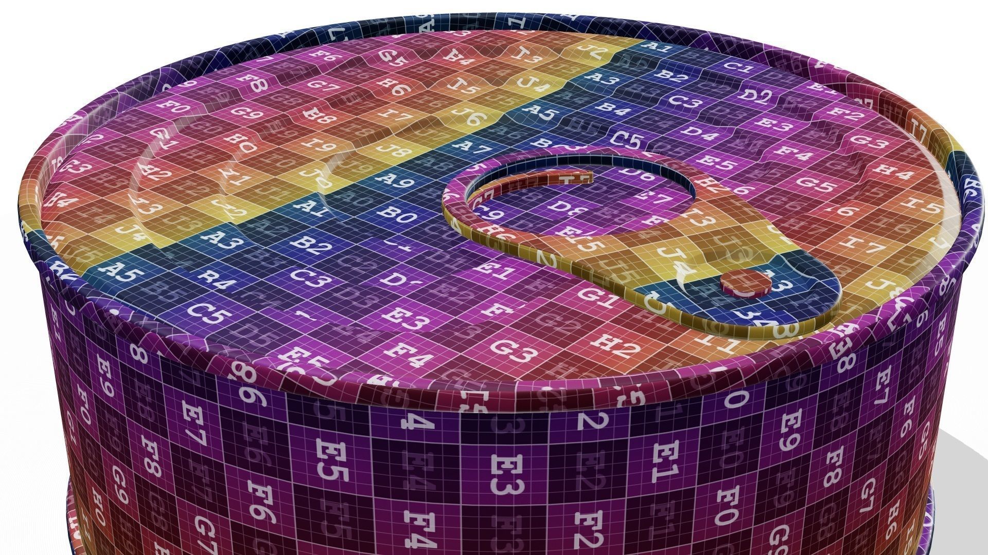 Tuna Tin Can Mock Up 3D model_18