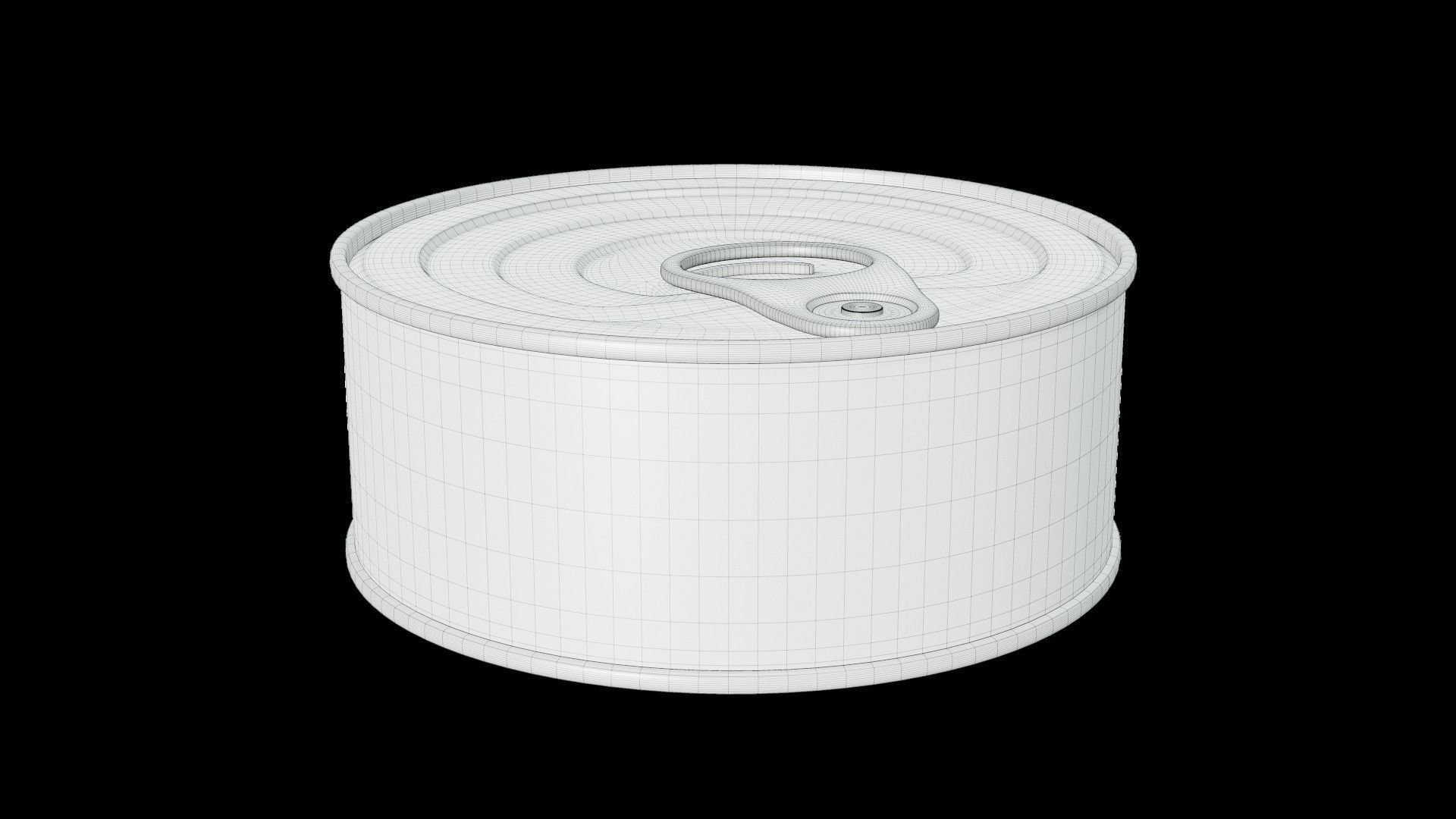 Tuna Tin Can Mock Up 3D model_6